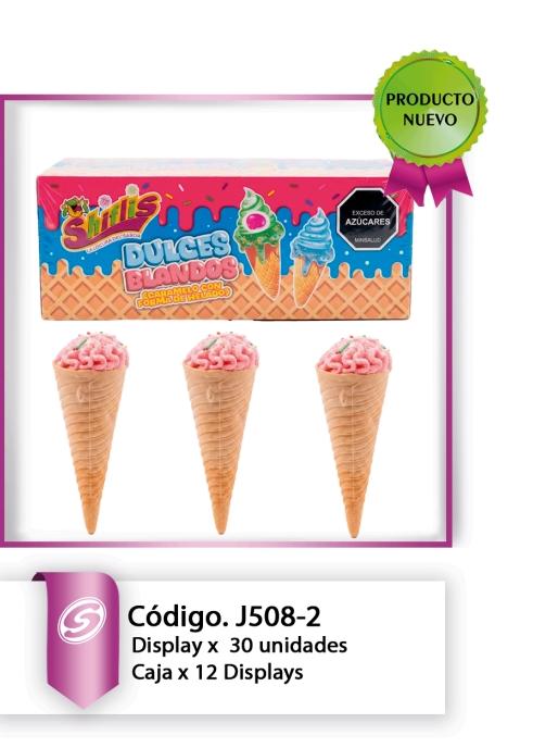 cono de caramelo blando